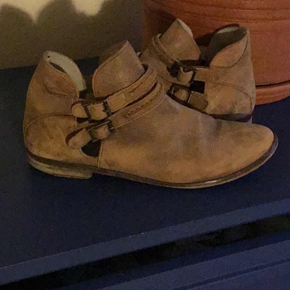 Free people leather boots